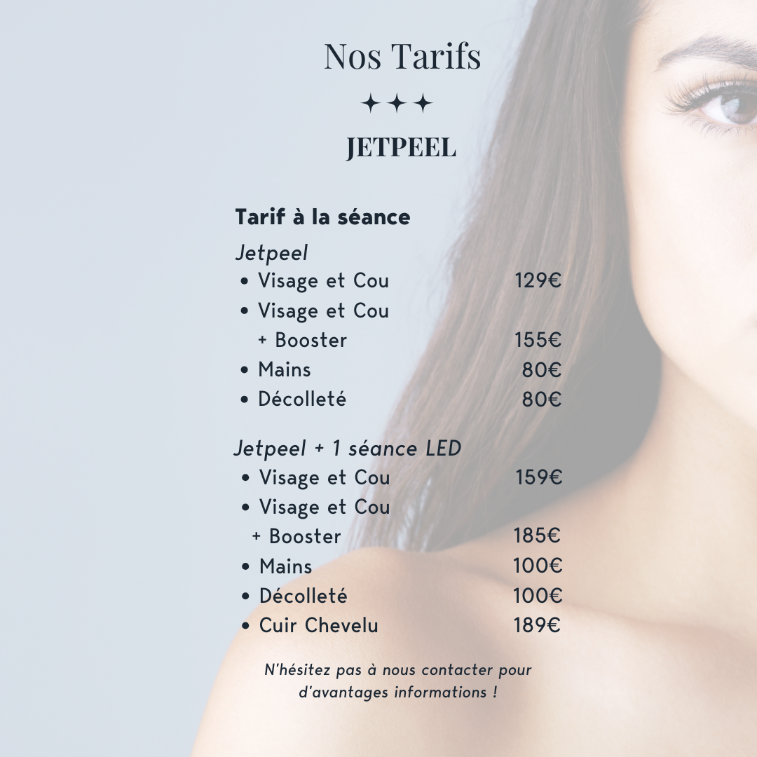 Tarifs Jetpeel à la Suite N°8