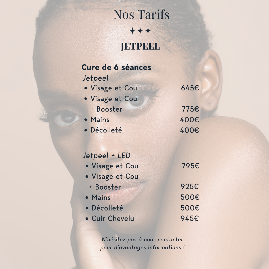 Tarifs Jetpeel à la Suite N°8