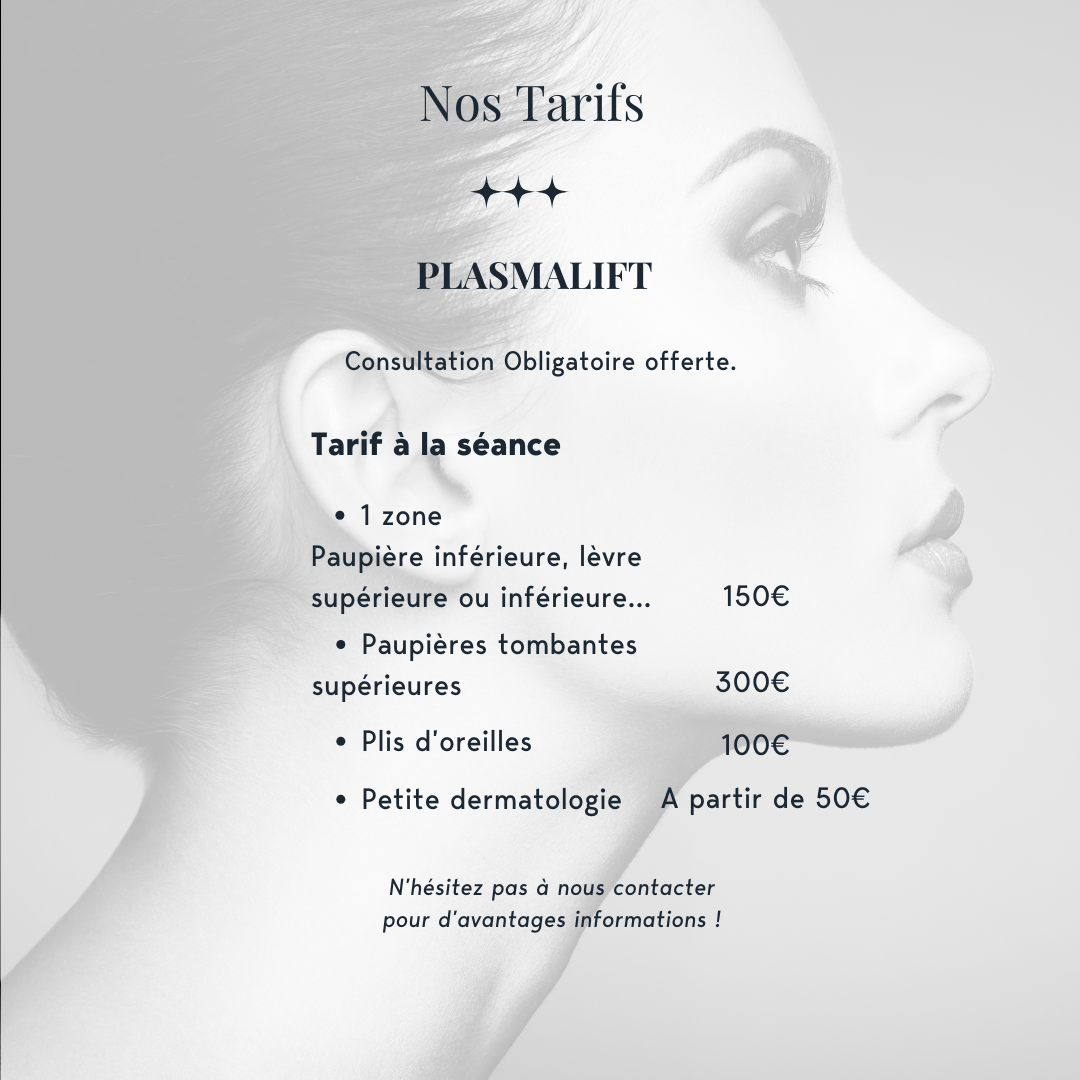 Tarifs PLASMALIFT à la Suite N°8