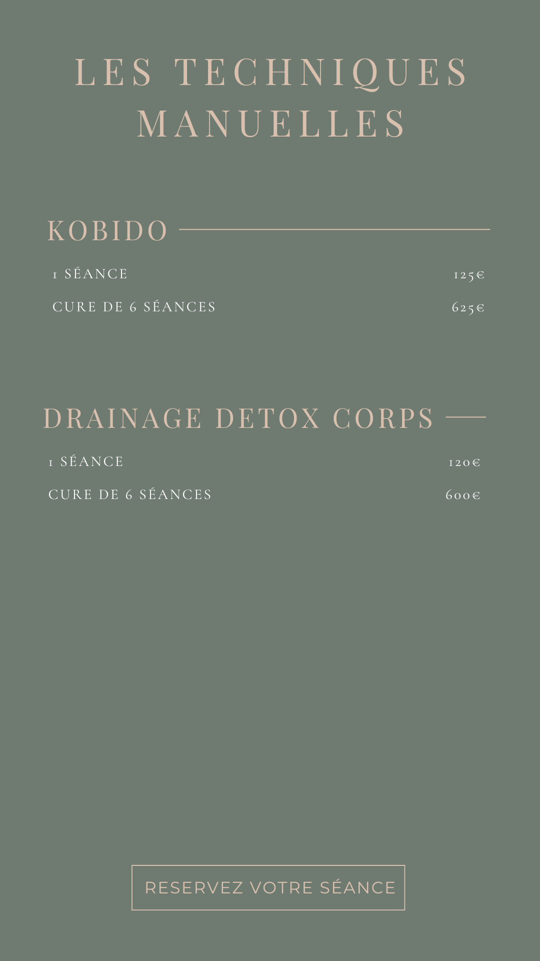 Tarifs Kobido – massage facial japonais liftant à Nancy, proposé à La Suite N°8