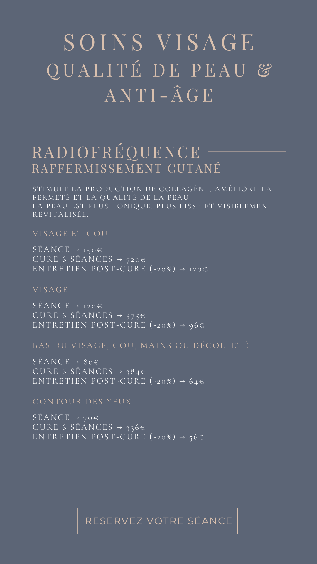 Radiofréquence visage à Nancy raffermissement et stimulation du collagène La Suite N8
